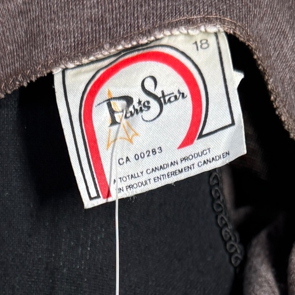 Vintage 1970s set, jacket and blouse, tie belt, taupe, NWT, Paris Star, 12 (M/L) - Picture 14 of 15